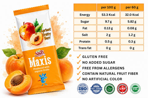 Sivas Maxis Fruity Bar Single (60g) - Apricot